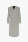 VETEMENTS GREY Double-breasted coat