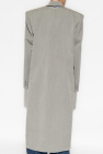 VETEMENTS GREY Double-breasted coat