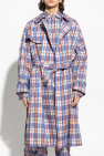 VETEMENTS BLUE Loose-fitting trench coat