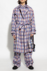 VETEMENTS BLUE Loose-fitting trench coat