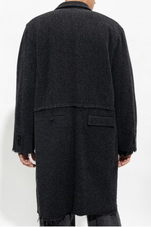 Undercover BLACK Coat with vintage effect