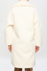 Red Valentino cream Faux-fur coat