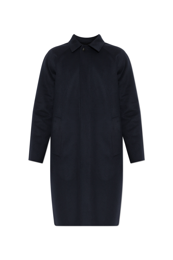 Cashmere coat with single vent od Kiton