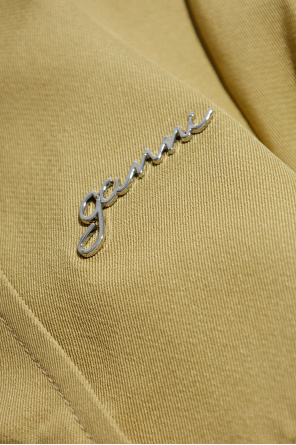 Ganni Short double-breasted trench coat
