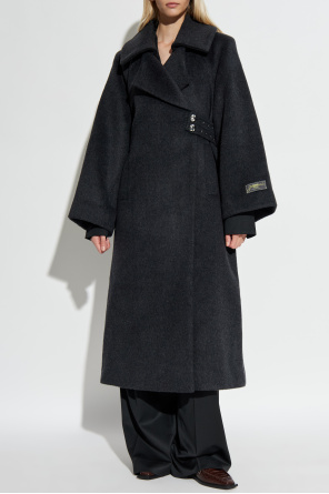 Ganni Mantel mit Logo