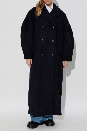 Ganni Langer Wollmantel