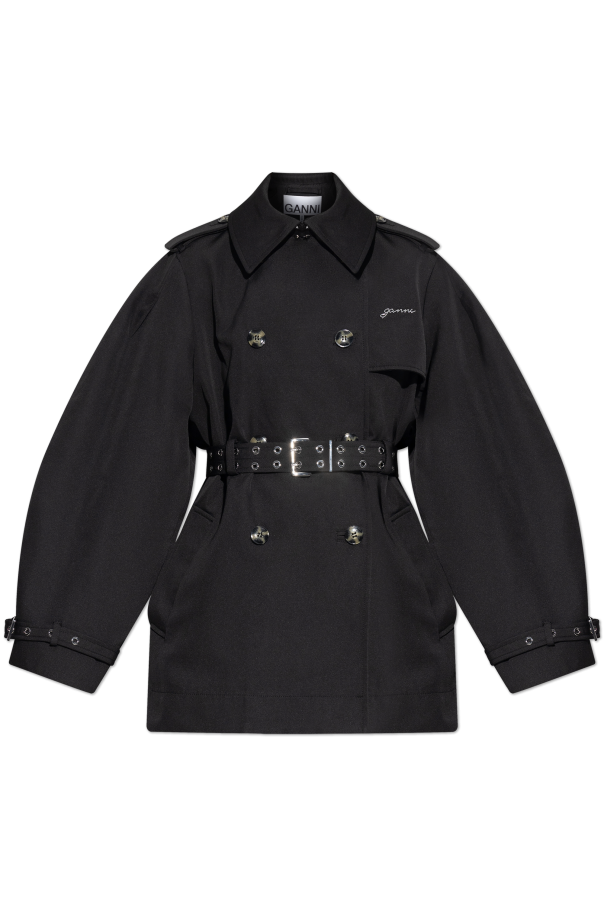 Short double-breasted trench coat, zdjęcie 1 Short double-breasted trench coat od Ganni