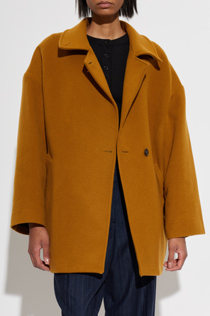 Paul Smith Wool Coat with Double-Breasted Closure