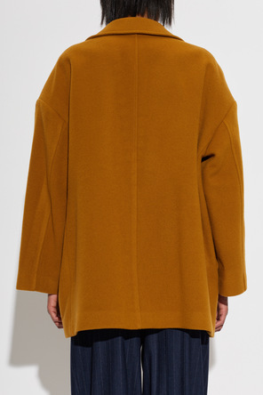 Paul Smith Wool Coat with Double-Breasted Closure