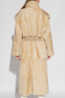 The Mannei beige ‘Jordan’ fur jacket