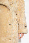 The Mannei beige ‘Jordan’ fur jacket