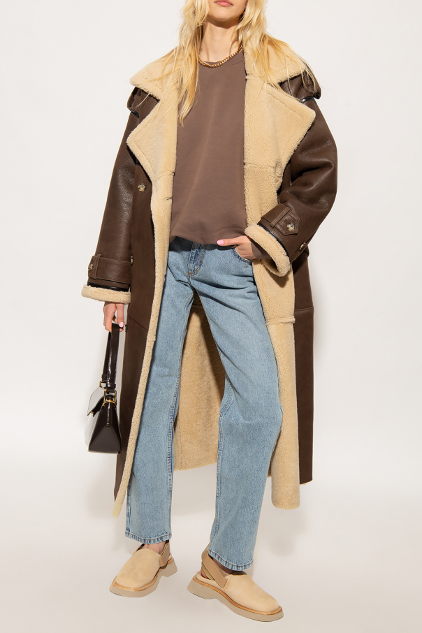 The Mannei ‘Jordan’ long shearling coat