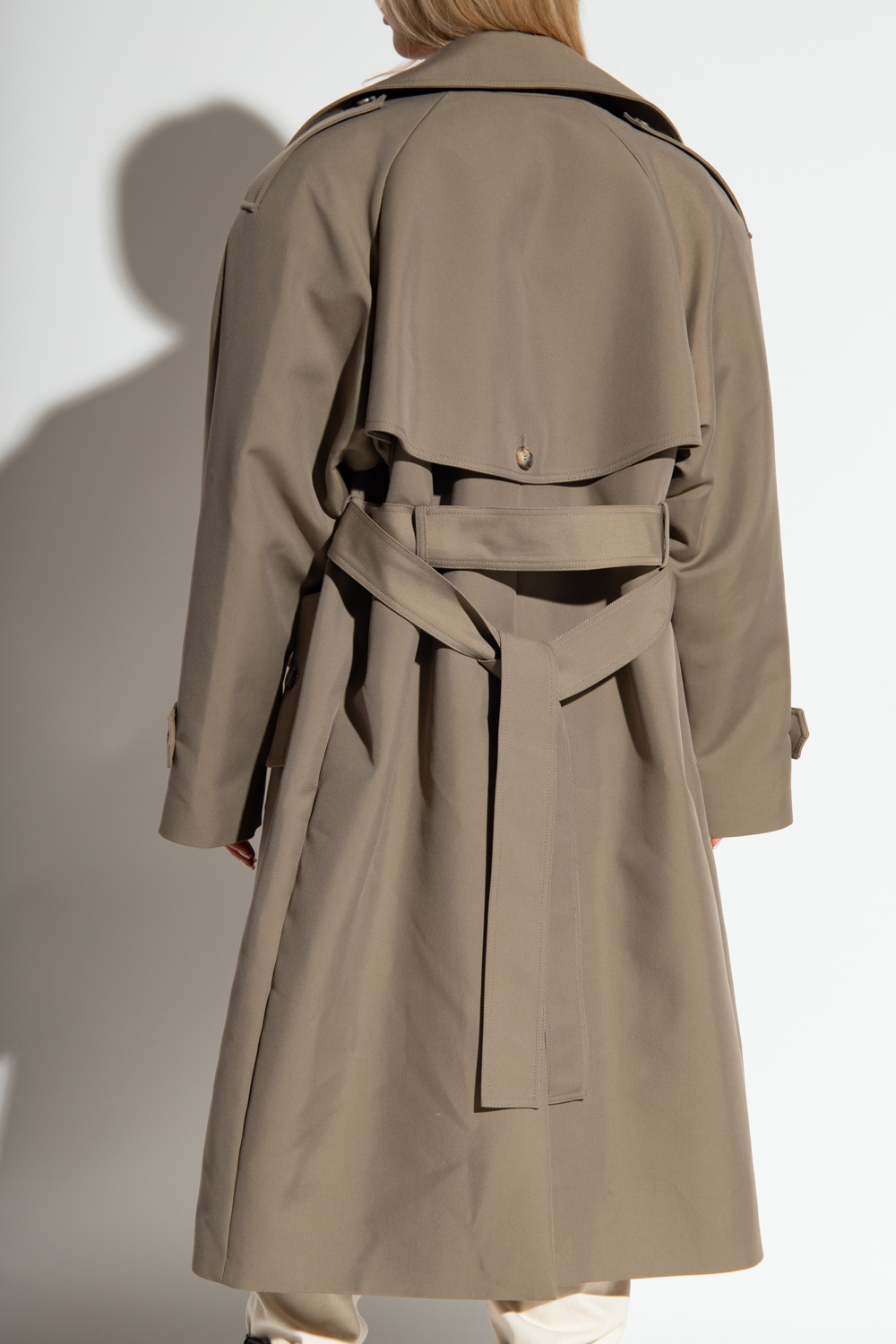 The Mannei ‘Soria’ double-breasted trench coat