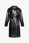 The Mannei ‘Soria’ leather trench coat