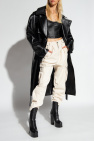The Mannei ‘Soria’ leather trench coat