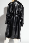 The Mannei ‘Soria’ leather trench coat