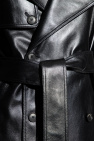 The Mannei ‘Soria’ leather trench coat