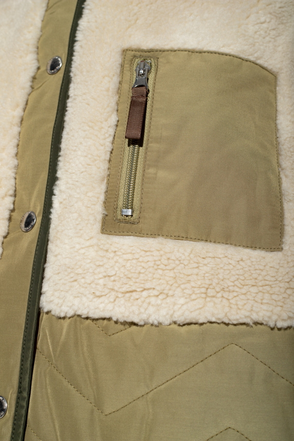 paul smith quilted teddy jacket
