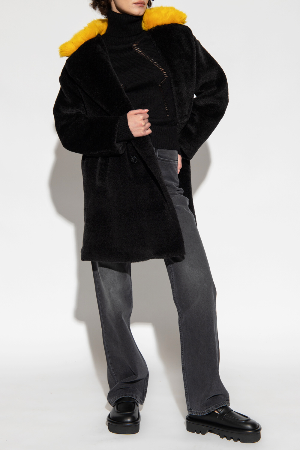 PS Paul Smith Faux-shearling coat