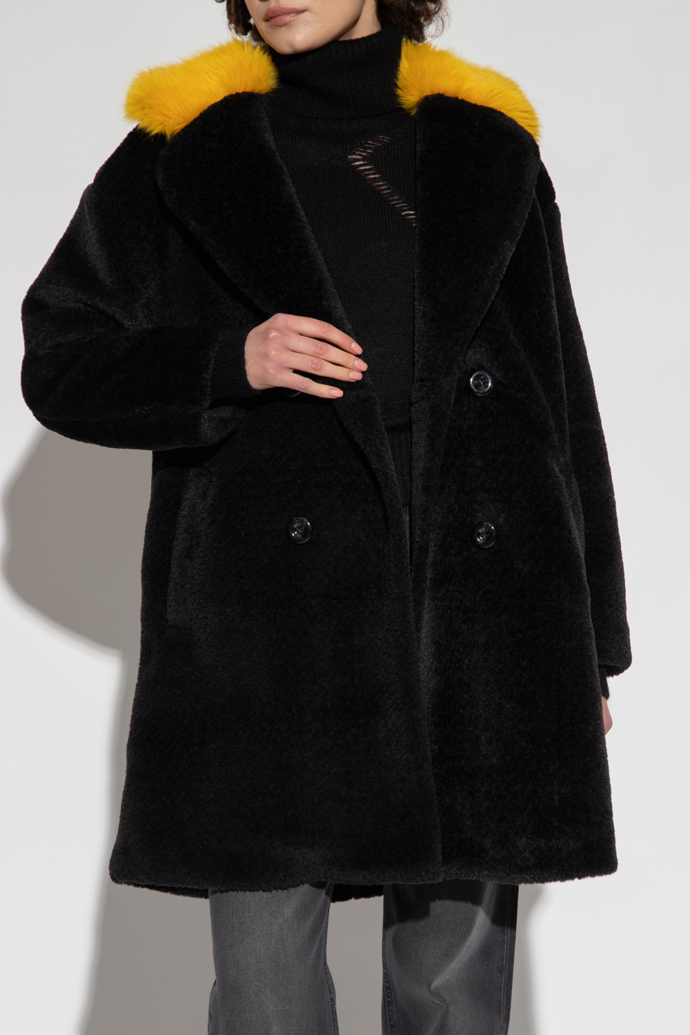 PS Paul Smith Faux-shearling coat