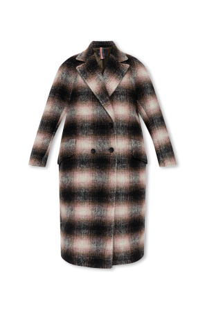 Double-breasted coat od Axel Arigato T-shirt con monogramma Marrone