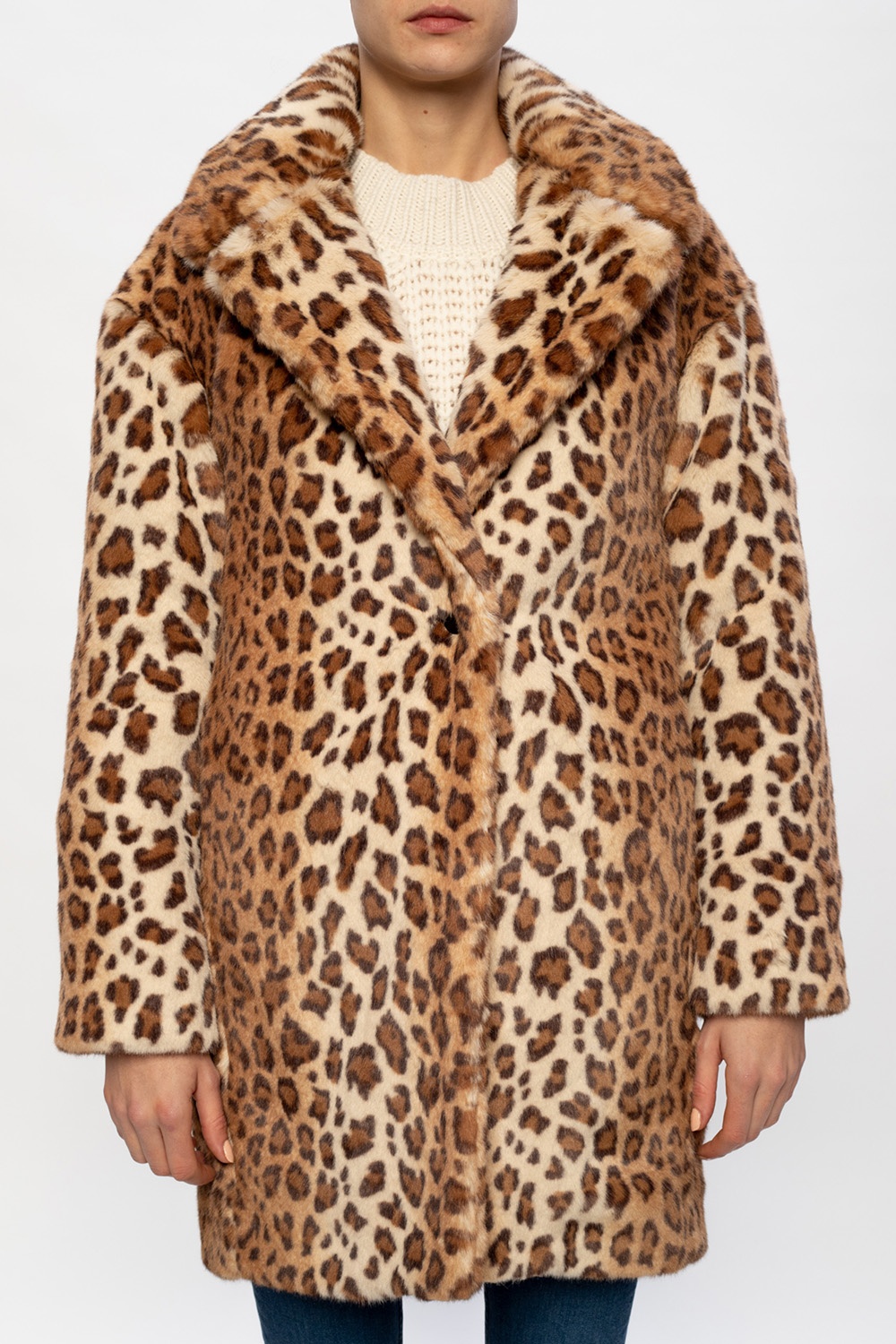 Taxes and duties included  Leopard-printed coat