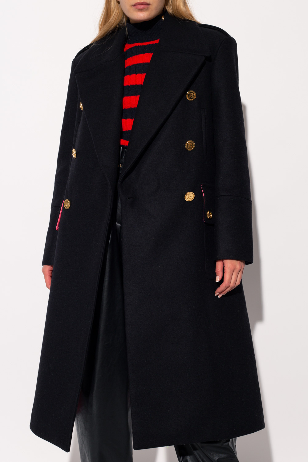 Balmain Double-breasted coat