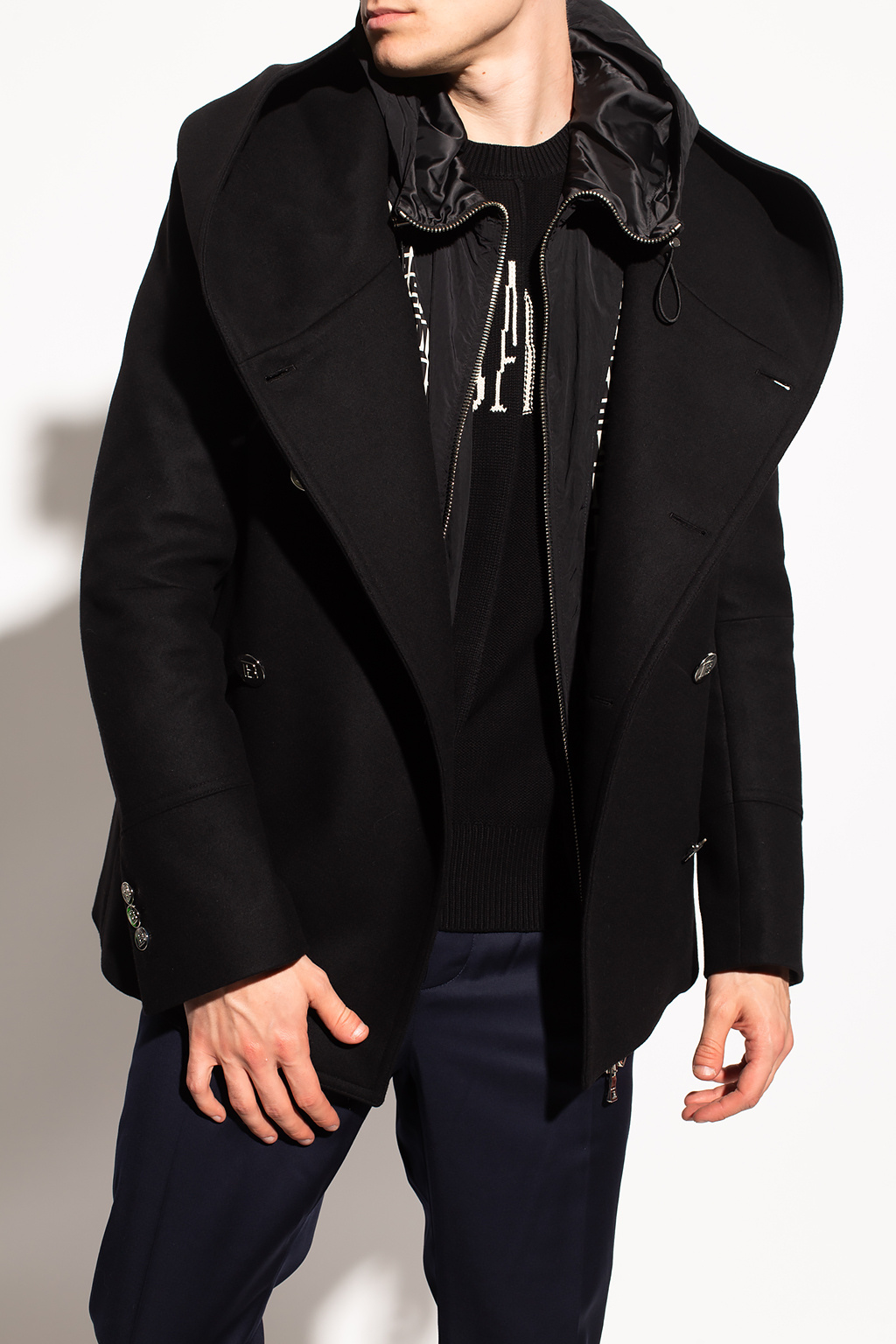 balmain Wei Hooded coat