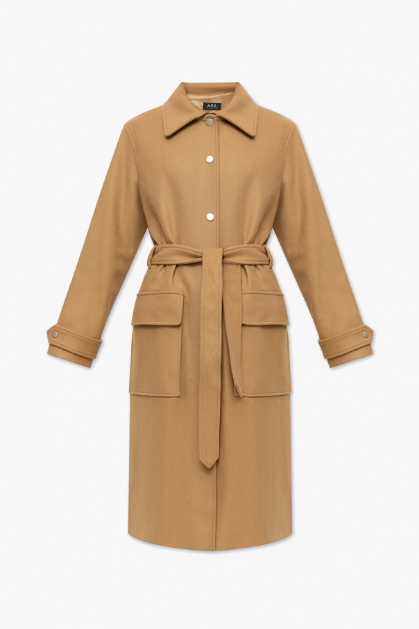 A.P.C. Belted wool coat