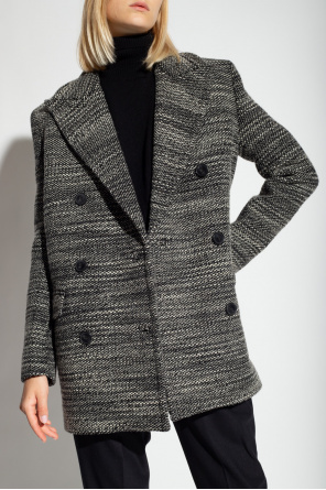 Iro Cropped double-breasted coat