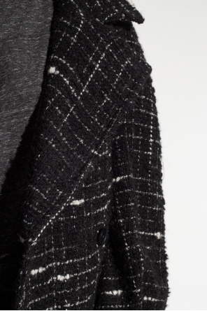 Iro ‘Derek’ tweed coat with belt