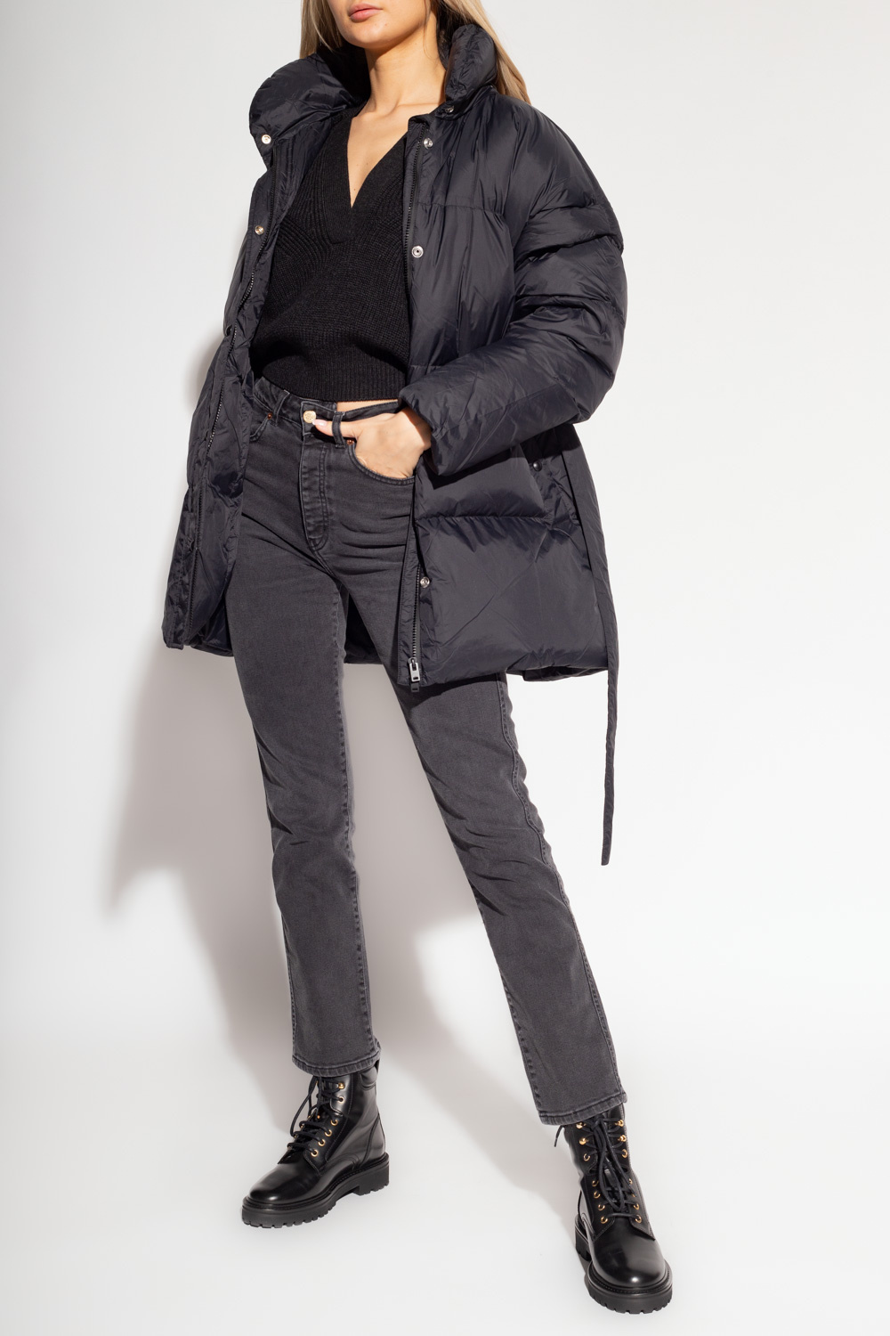 Iro ‘Querra’ hooded down jacket