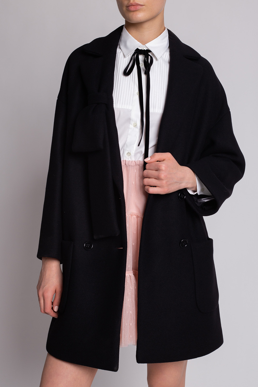 Red Valentino Coat with decorative sleeves