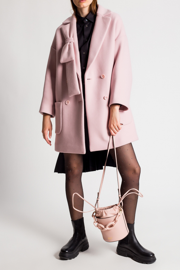 Red valentino palazzo Wool coat