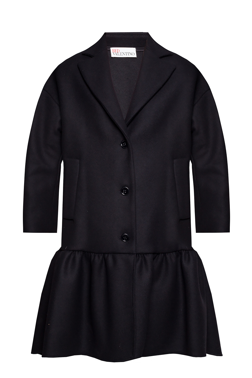 Red Valentino Wool coat with notch lapels