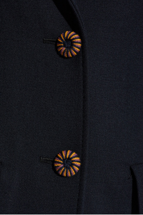 Etro Mantel mit doppeltem Schlitz