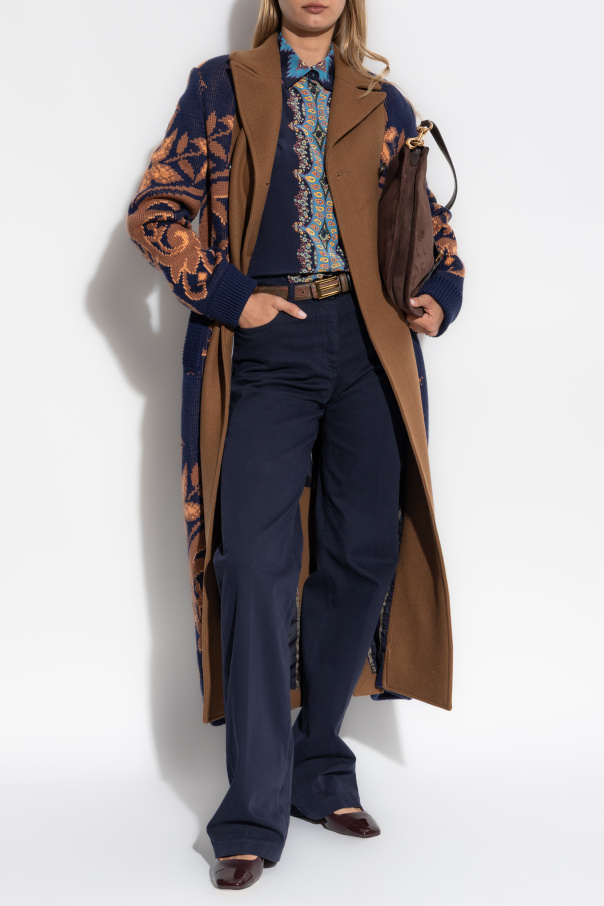 Etro Mantel aus Materialmix