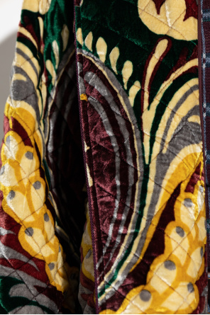 Etro Velvet coat with belt