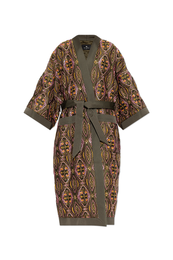 Coat with appliqués od Etro
