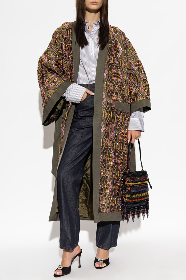 Etro Coat with appliqués