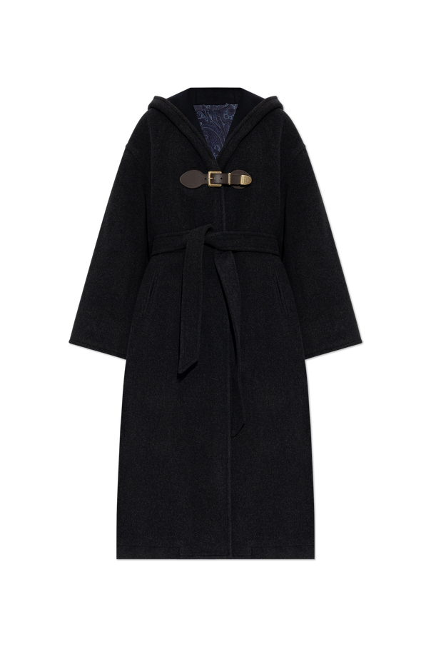Etro Wool coat with hood