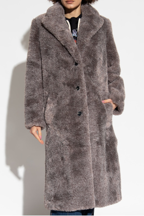 GIRLS CLOTHES 4-14 YEARS ‘Monacoco’ faux-fur coat