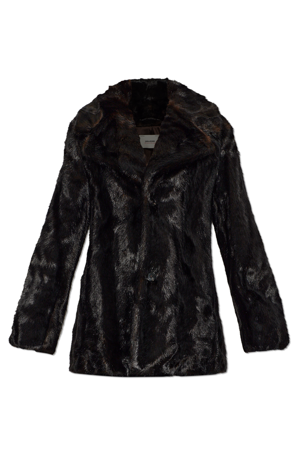 Zadig & Voltaire Abrigo de pelo sintético ‘Fleur’