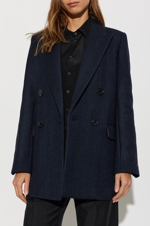 Zadig & Voltaire Open lapel wool coat