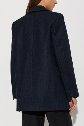 Zadig & Voltaire Open lapel wool coat