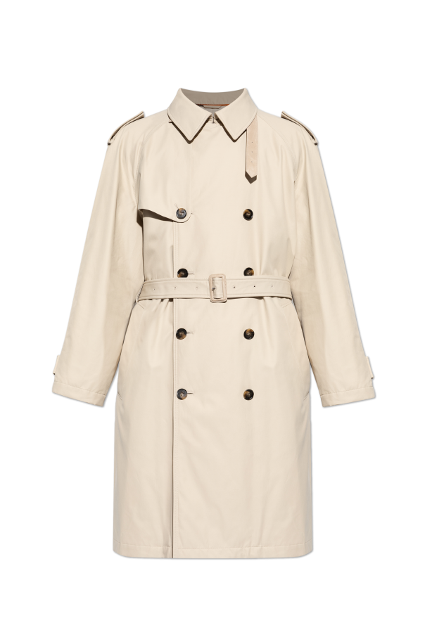 Double-breasted trench coat with belt od Tod’s