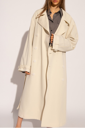 Lemaire Double-breasted wool coat