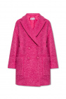 Red Valentino Dwurzędowy płaszcz z tkaniny typu ‘bouclé’