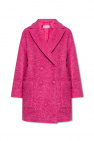 Red Valentino PINK Double-breasted bouclé coat