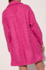Red Valentino PINK Double-breasted bouclé coat